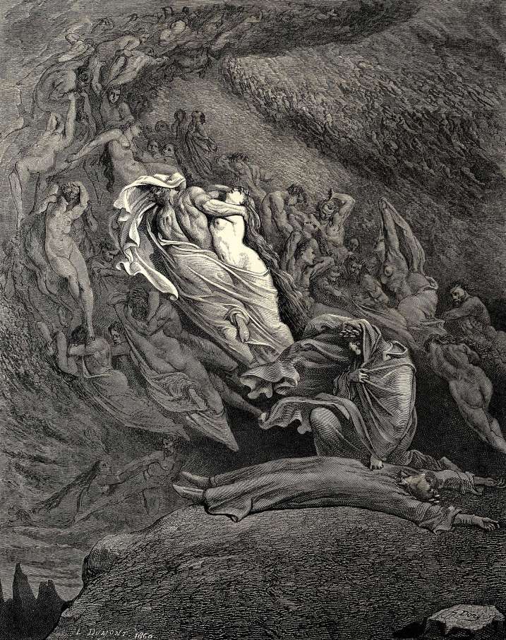 Gustave Dore, The Inferno Canto 5